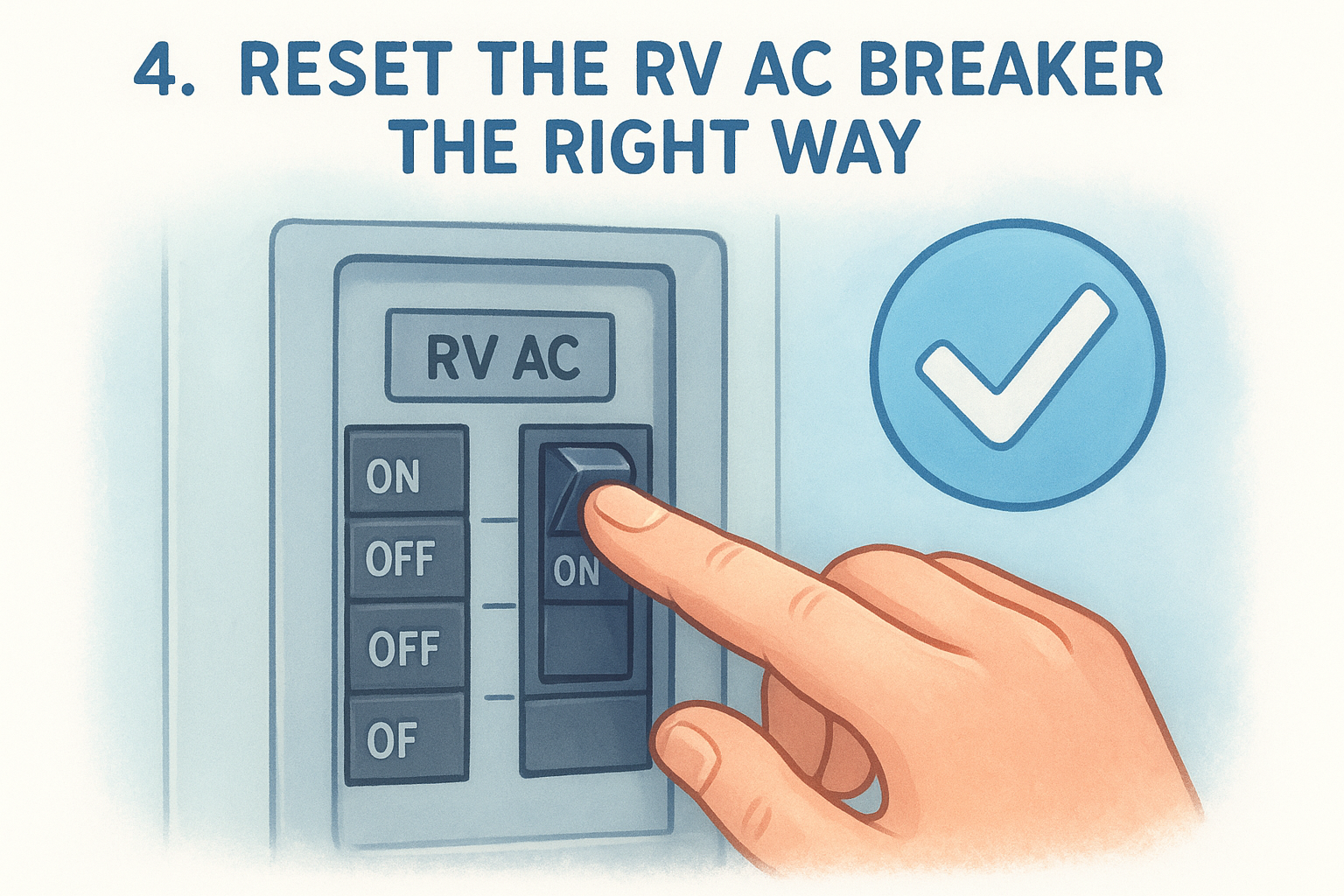 4. Reset the RV AC breaker the right way