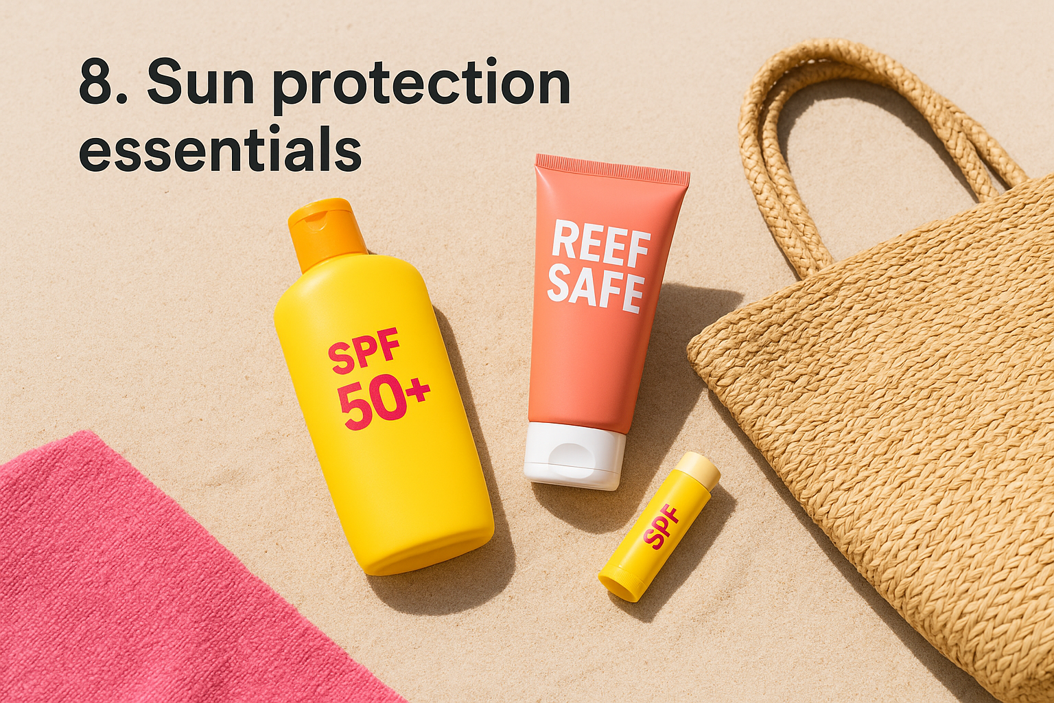 8. Sun protection essentials