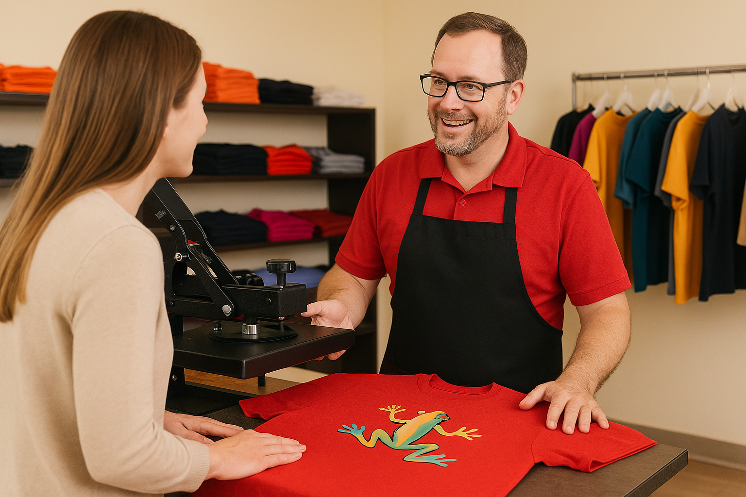 Why Big Frog custom t-shirts are popular