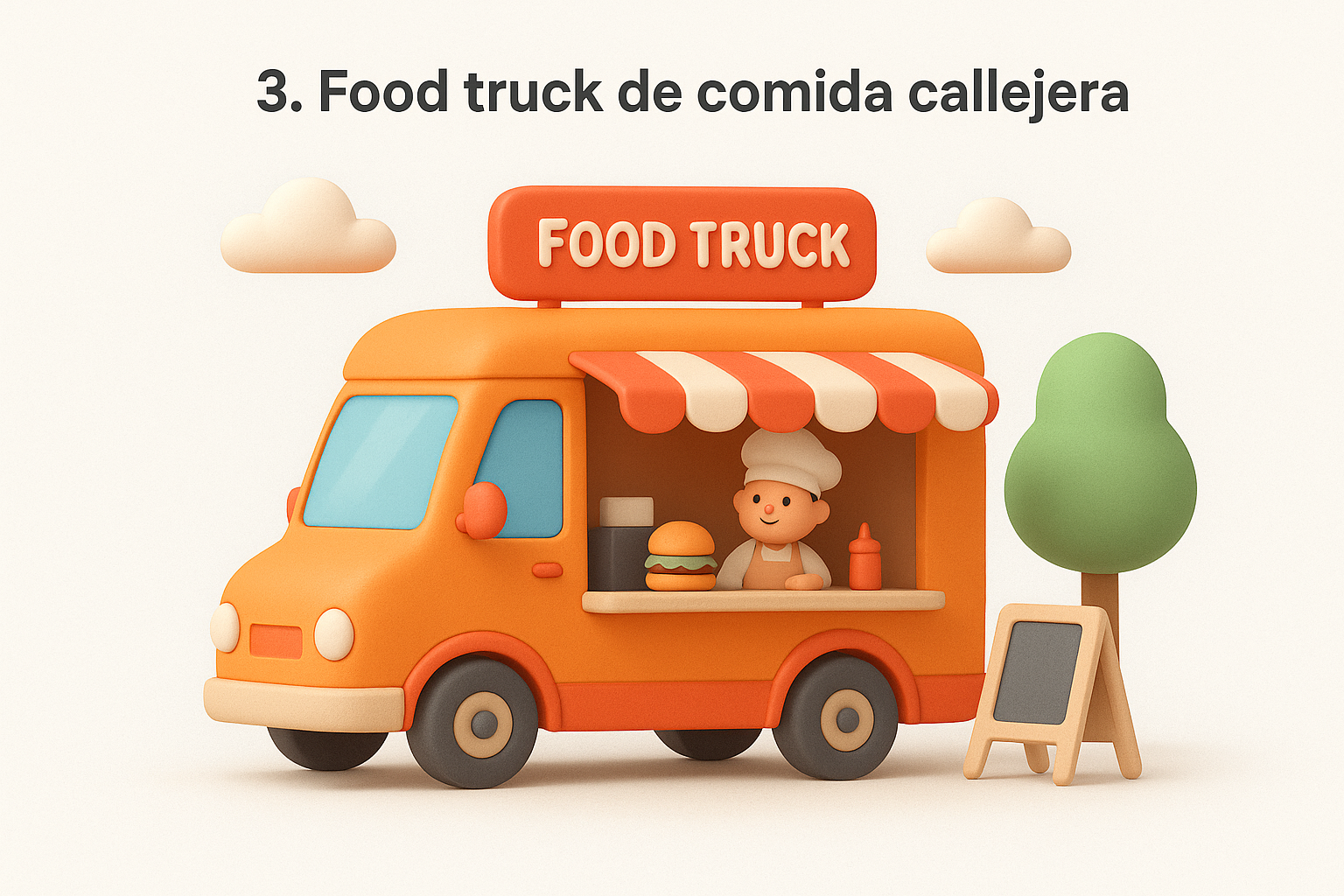 3. Food truck de comida callejera