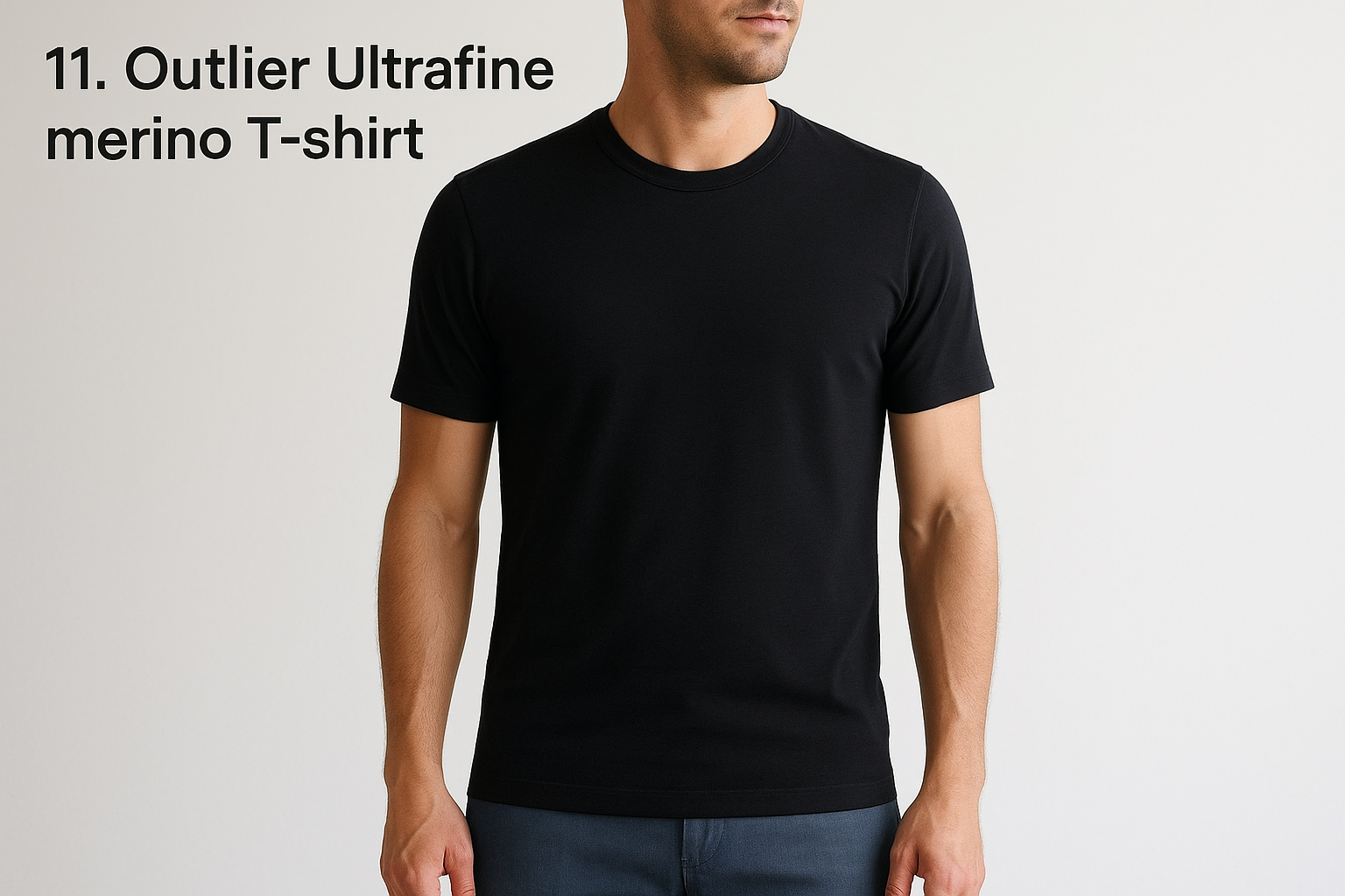 11. Outlier Ultrafine merino T-shirt
