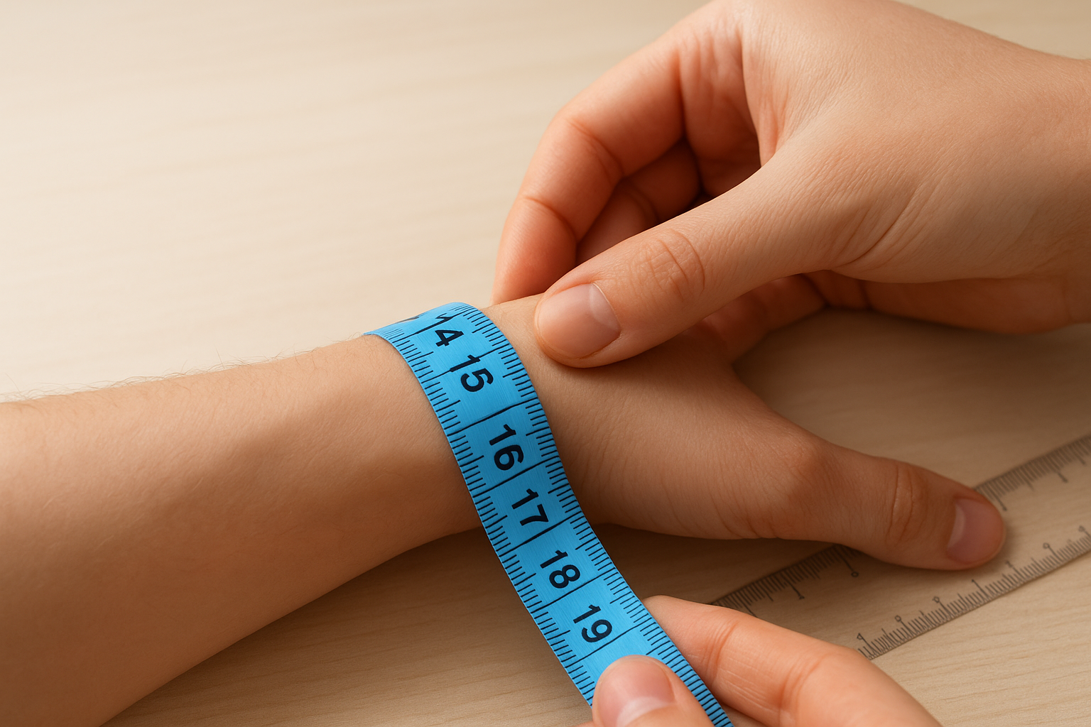 Where to measure on your wrist