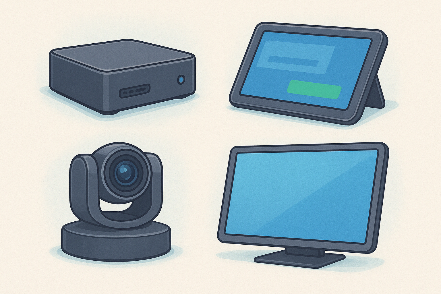 Core components every Zoom Room needs