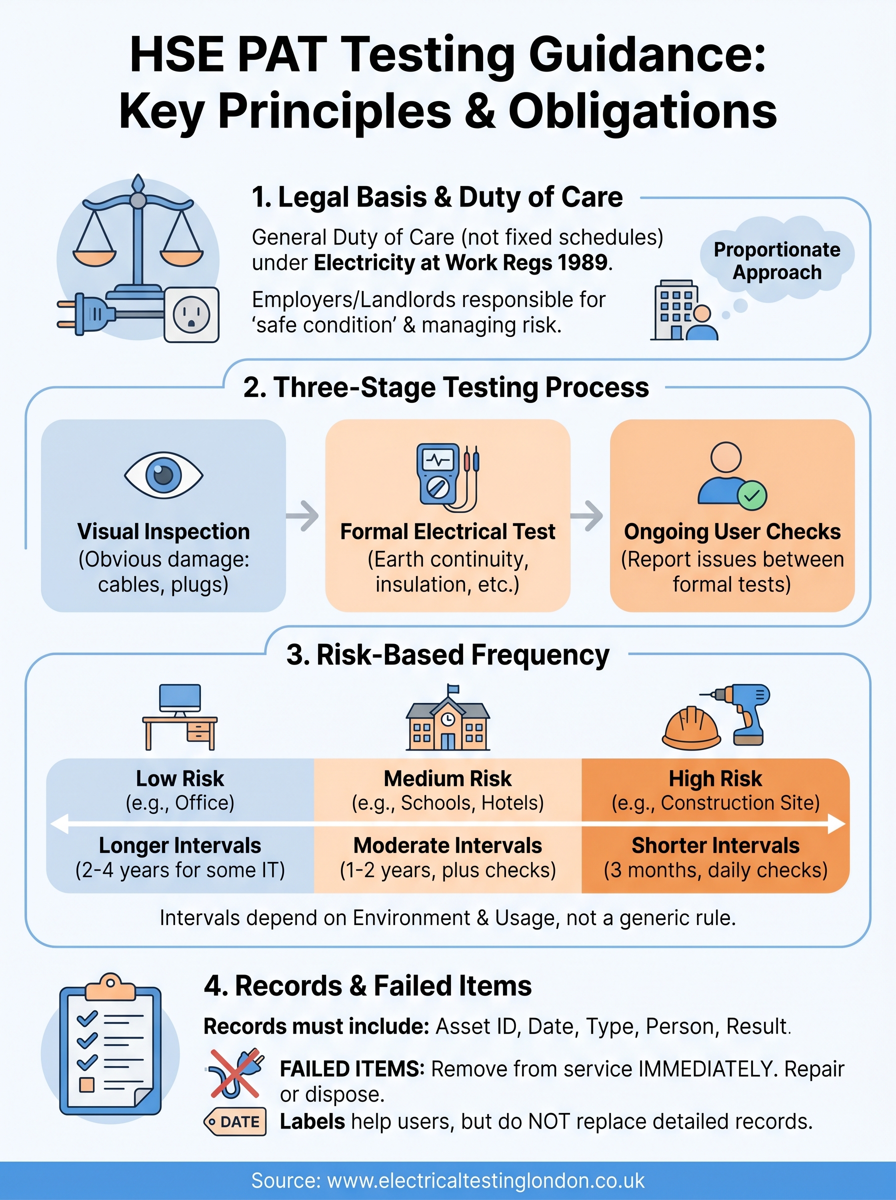 hse pat testing guidance infographic