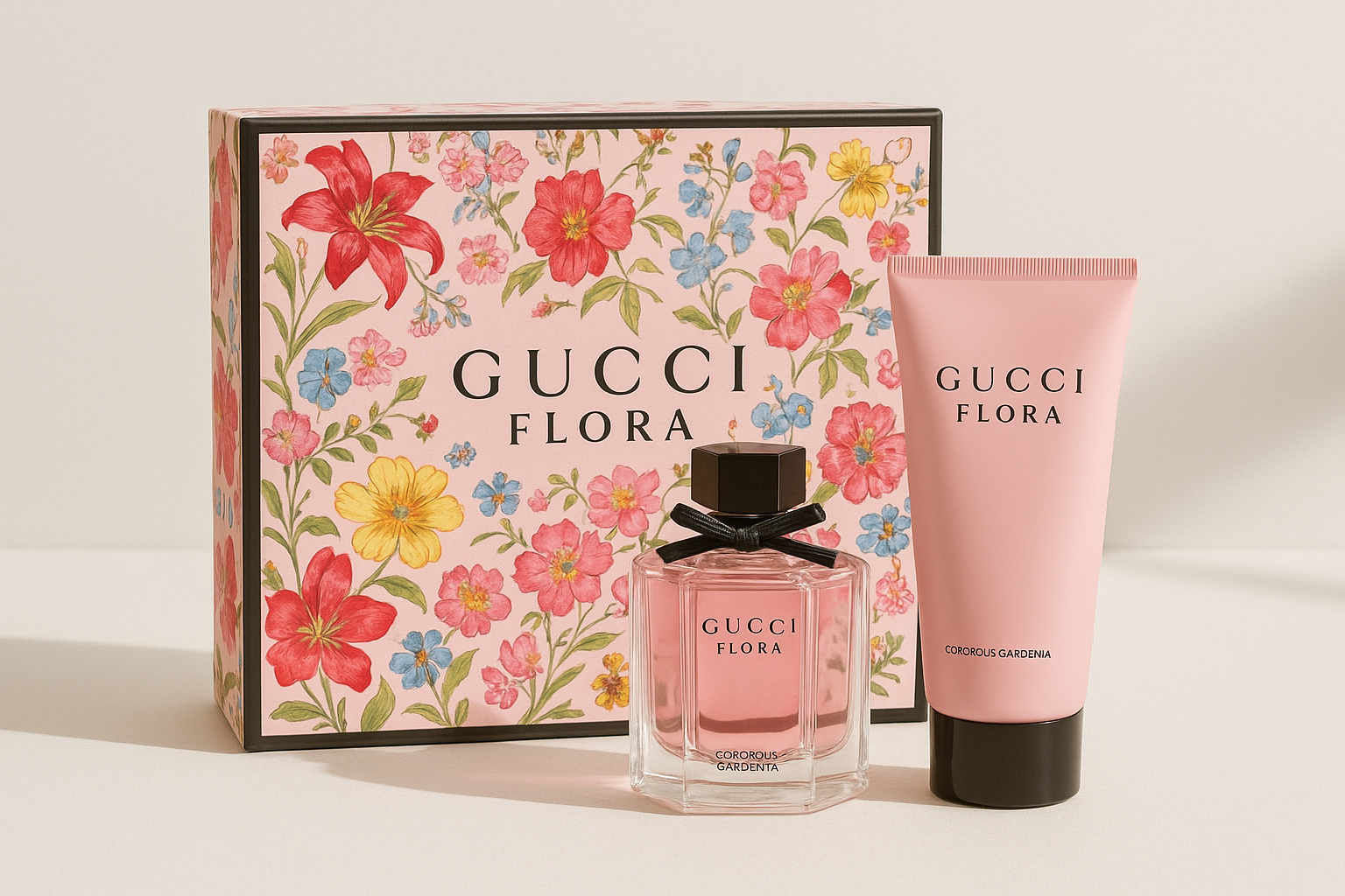 8. Gucci Flora Gorgeous gift set