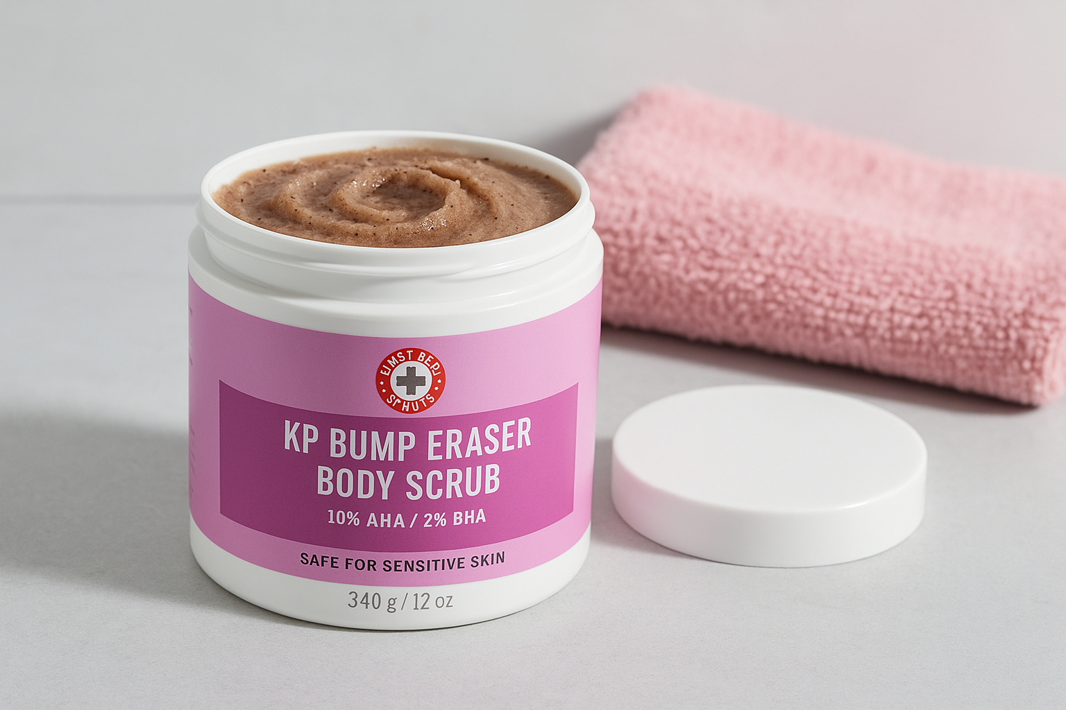 8. First Aid Beauty KP bump eraser body scrub