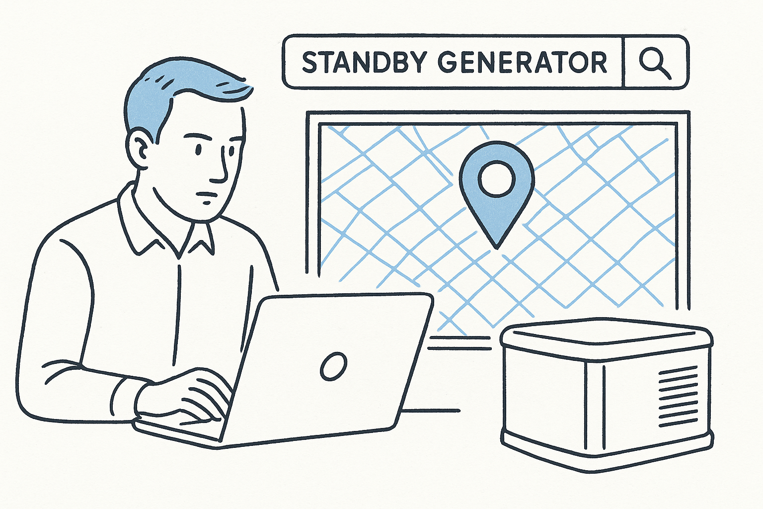 2. Use standby generator dealer locators