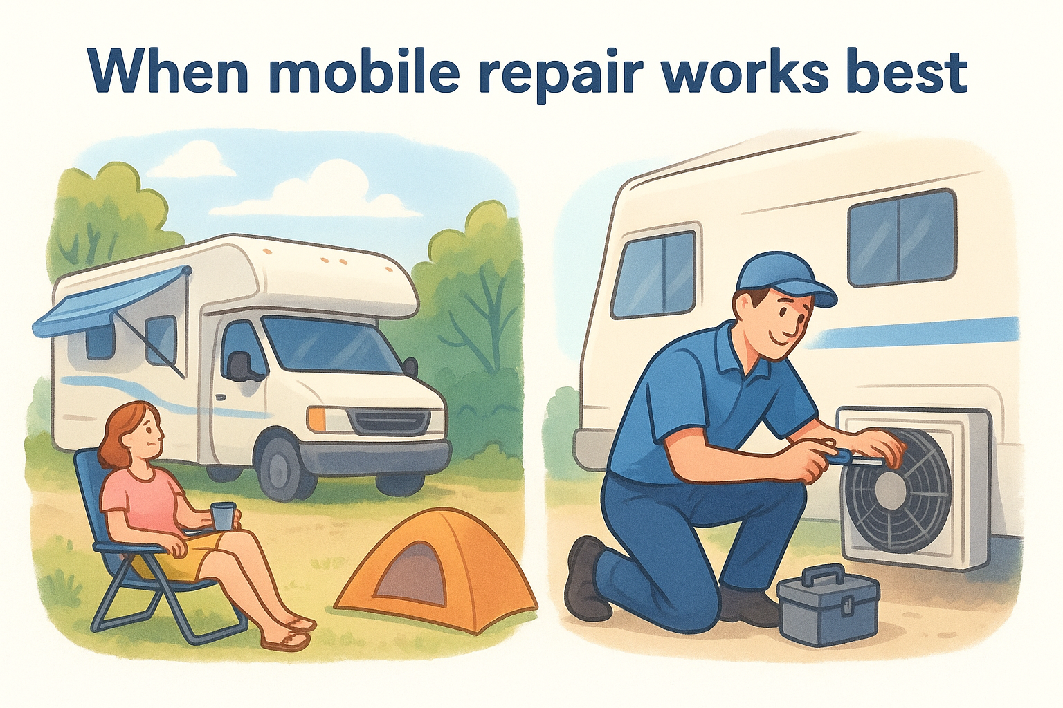 When mobile repair works best