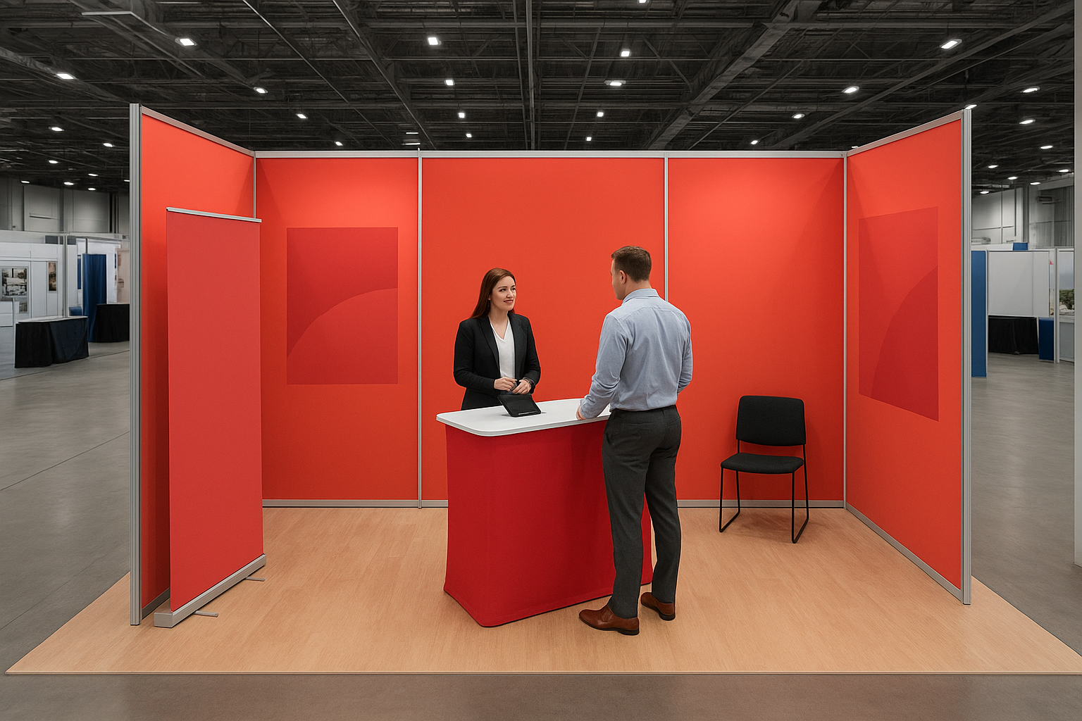 5. U-shape welcome bay with centre demo
