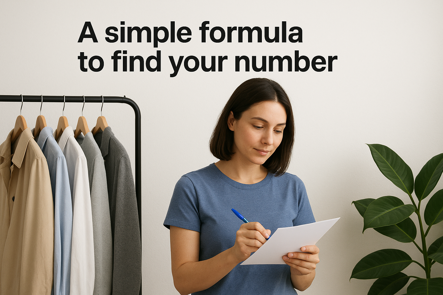 A simple formula to find your number