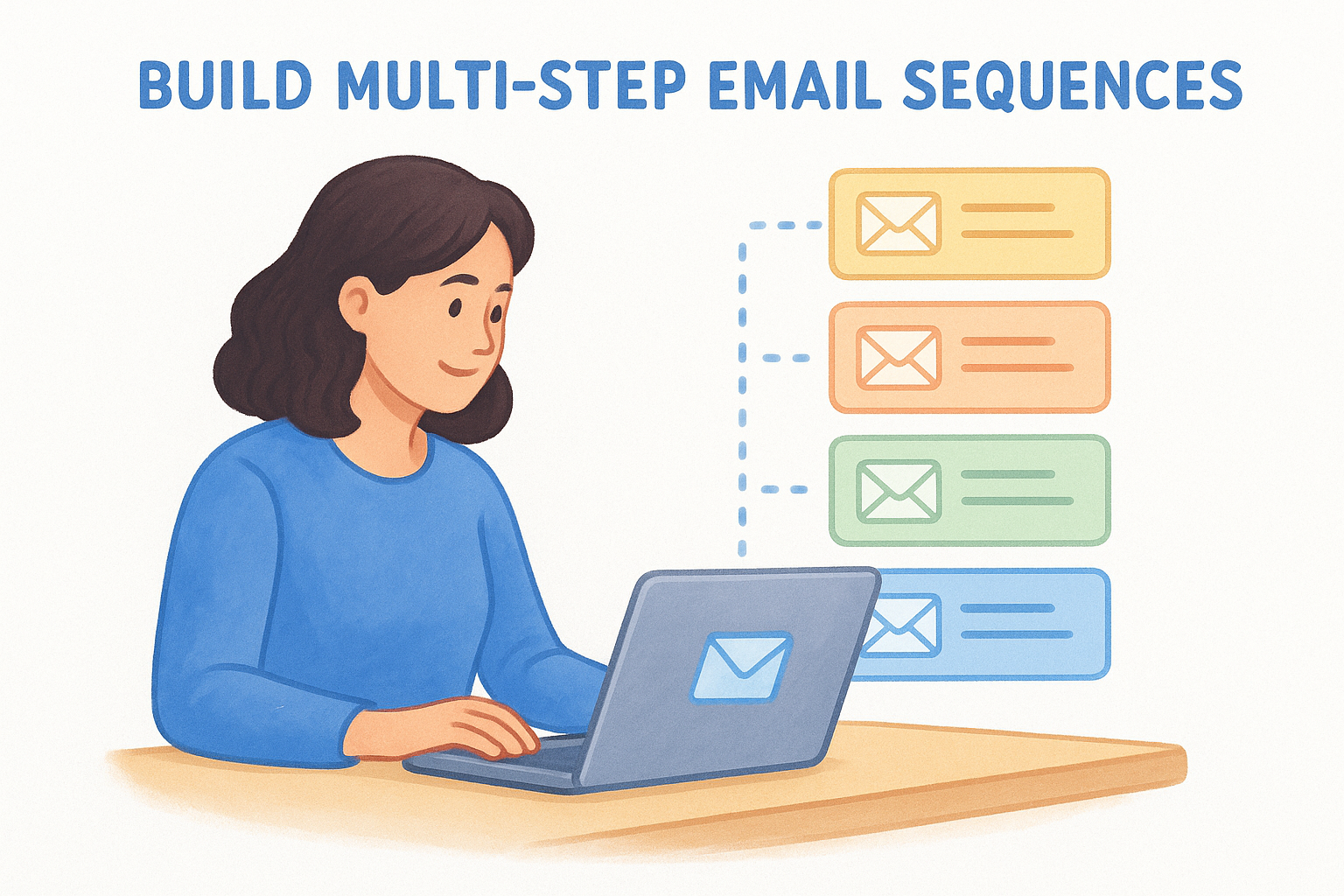 Build multi-step email sequences