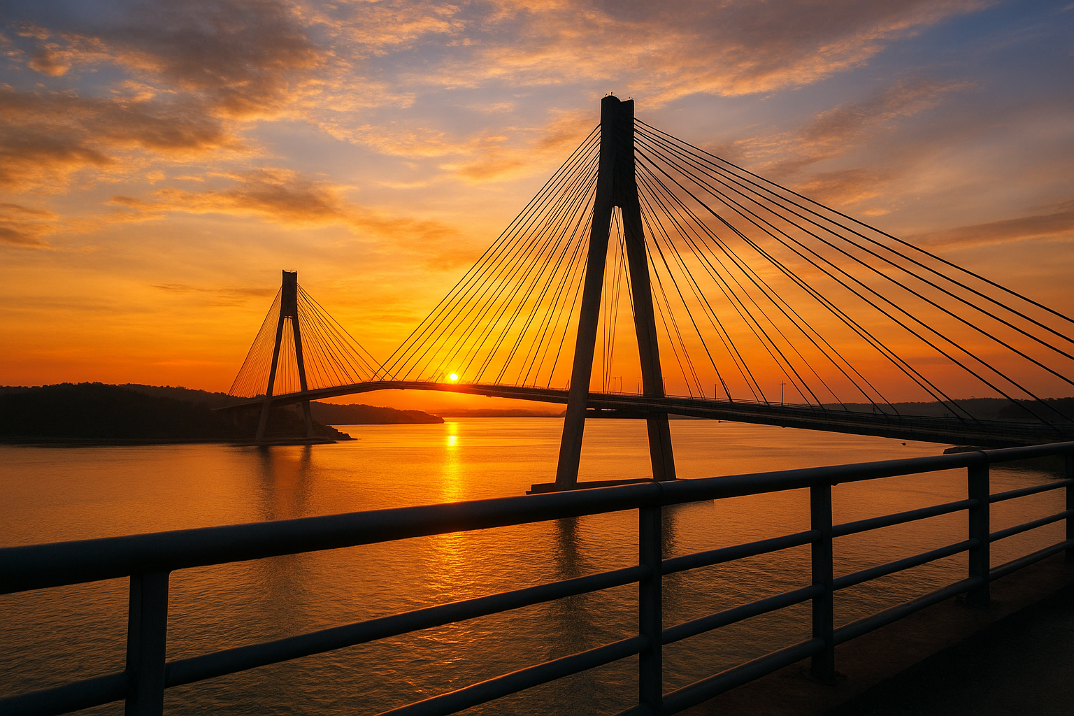 2. Catch Sunset at Barelang Bridge
