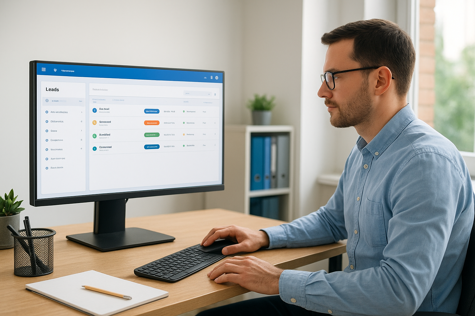 Lead capture, routing, and pipeline management