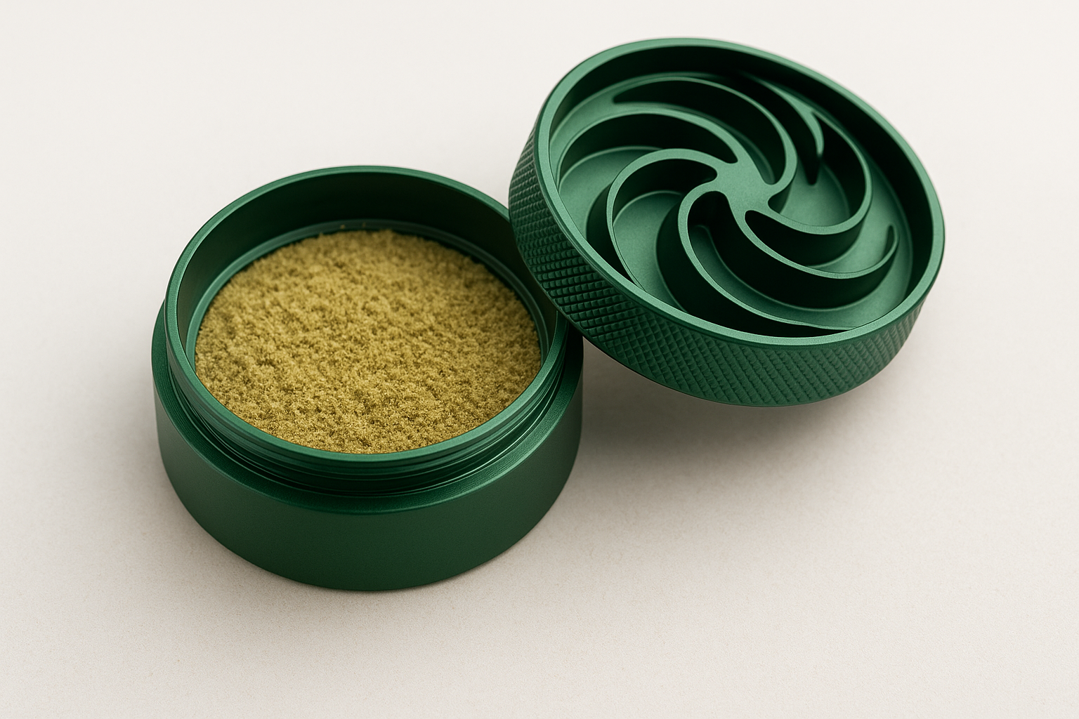 How the mill-style design affects kief