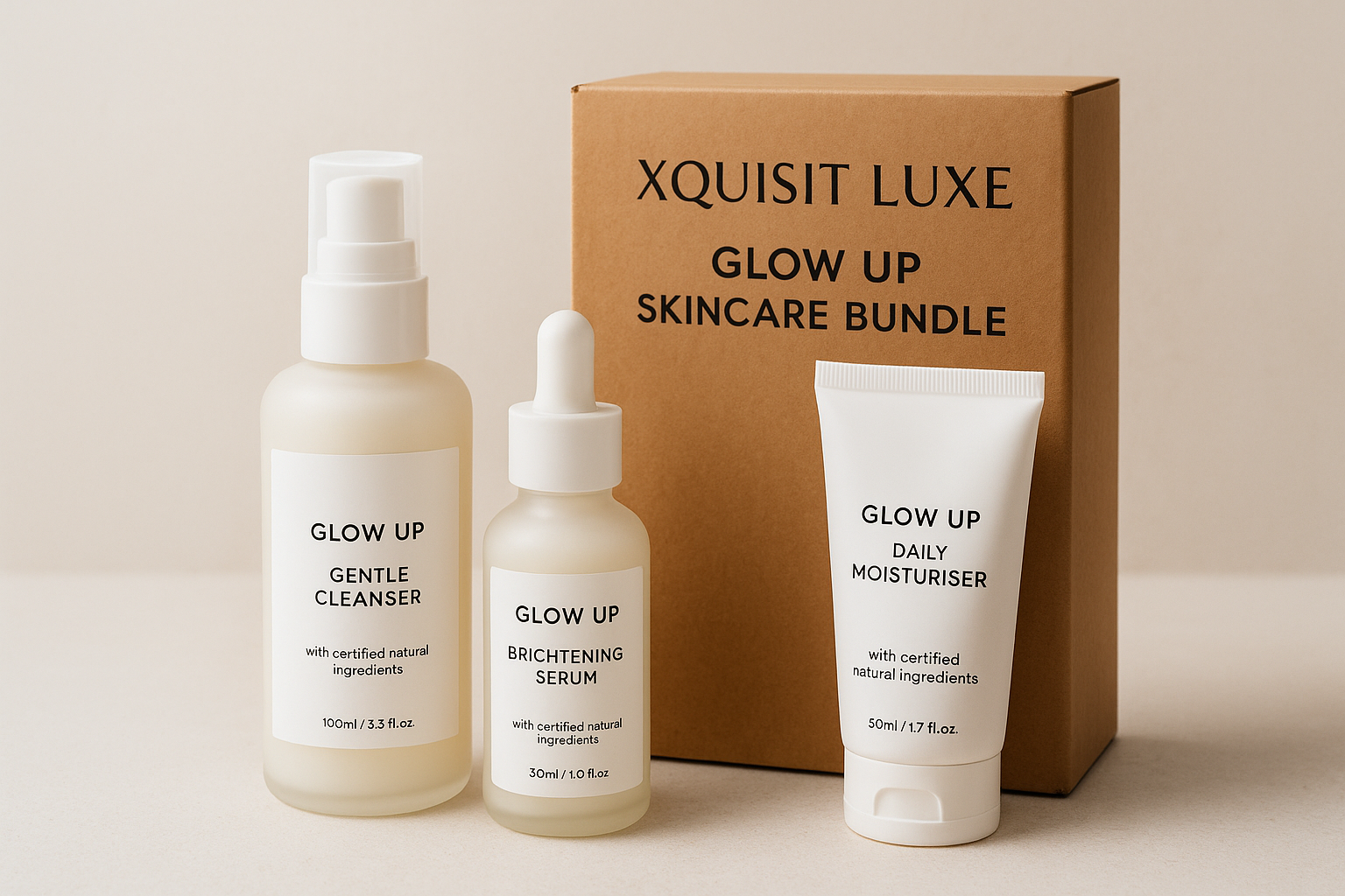 1. Xquisit Luxe Glow Up Skincare Bundle