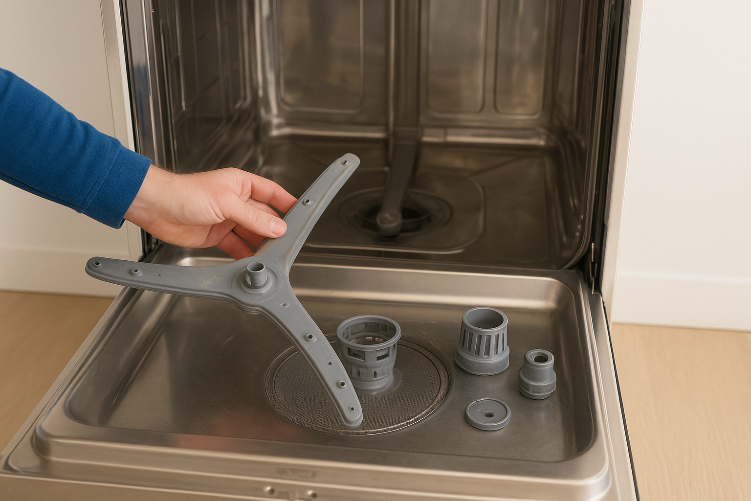 Drain and remove removable components