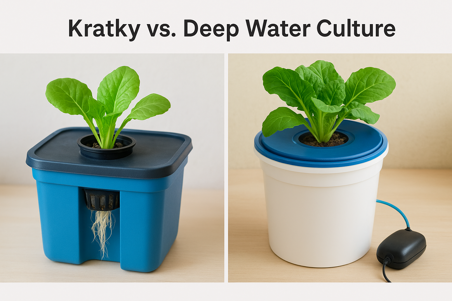 Kratky vs. Deep Water Culture