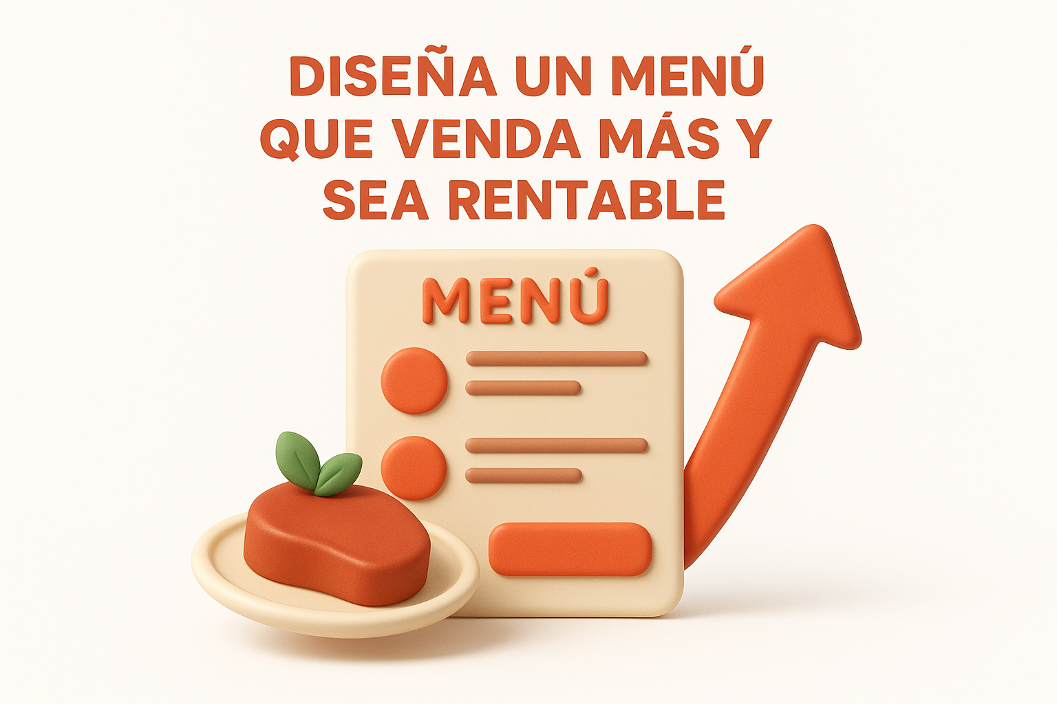 3. Diseña un menú que venda más y sea rentable