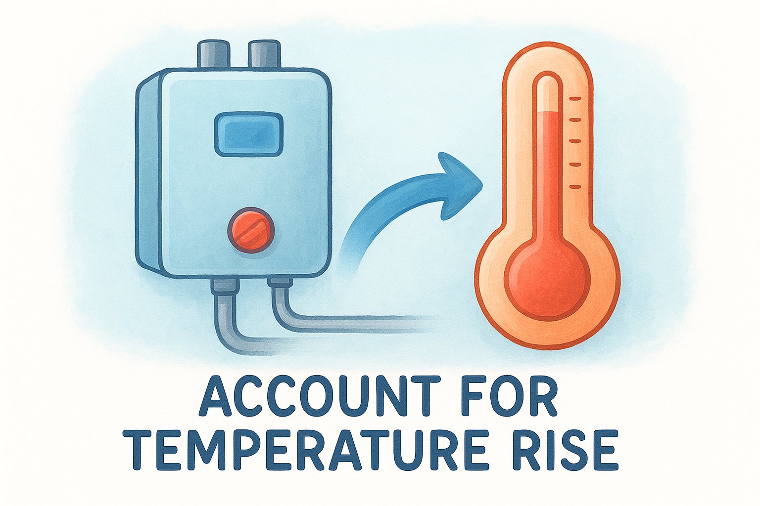 Account for Temperature Rise