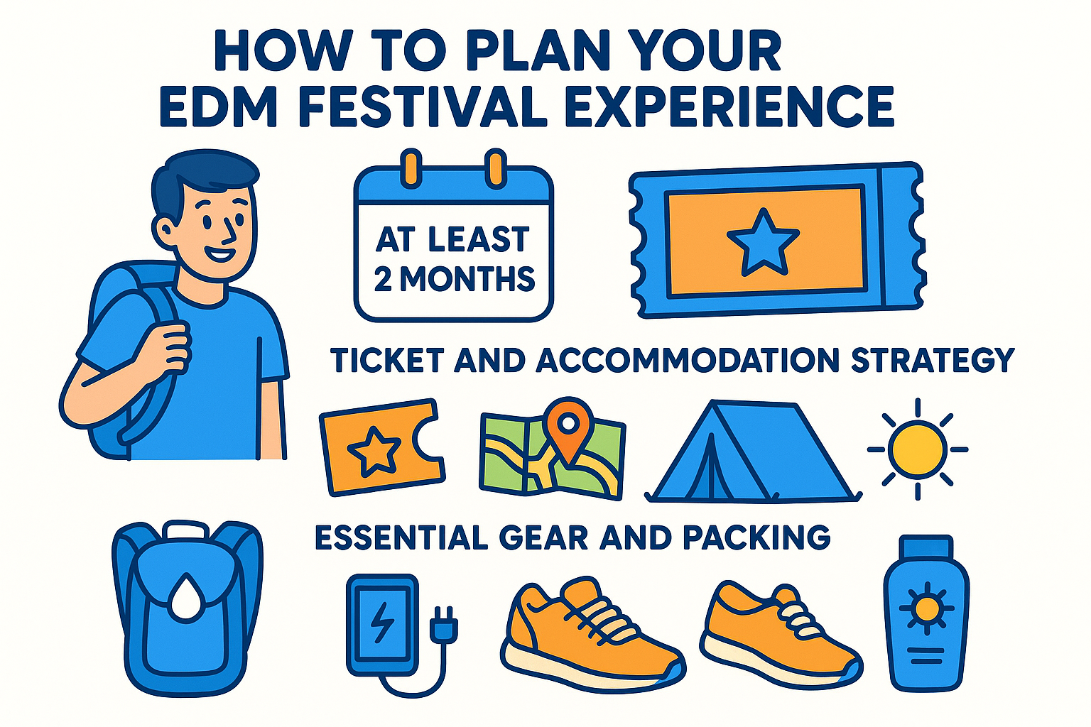 Essential gear and packing