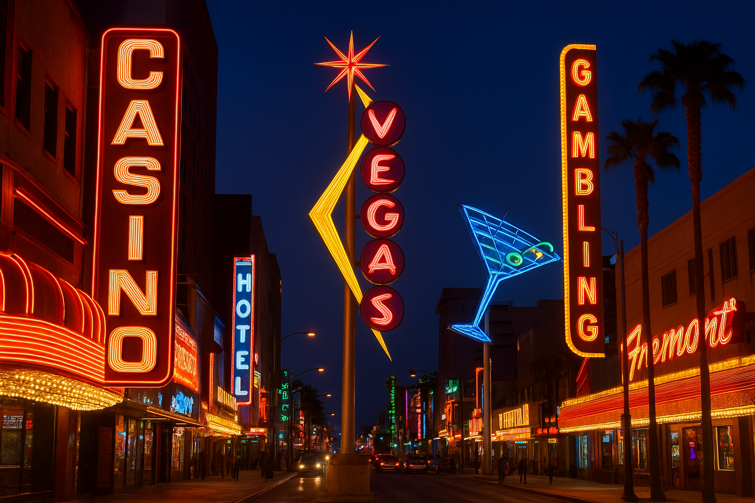 Neon signs and the visual language of Las Vegas