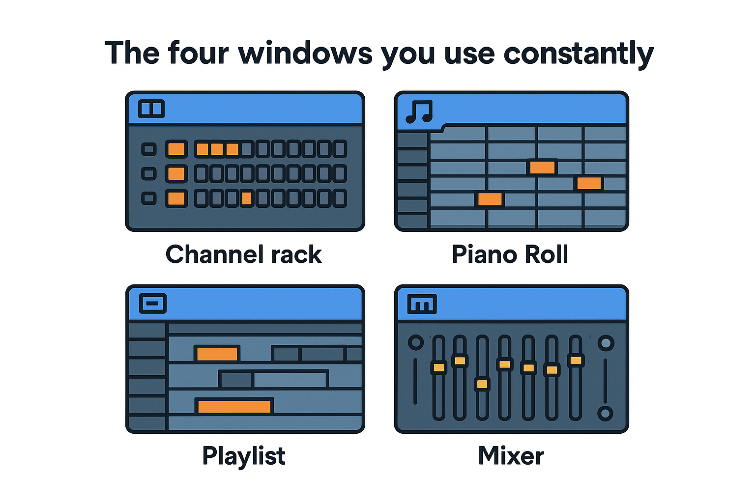 The four windows you use constantly