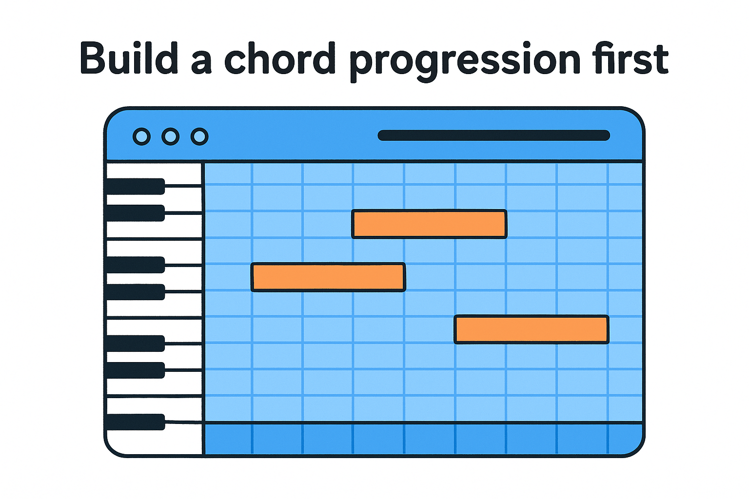 Build a chord progression first