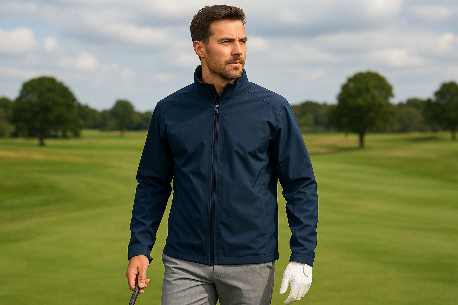 5. adidas RAIN.RDY golf jacket