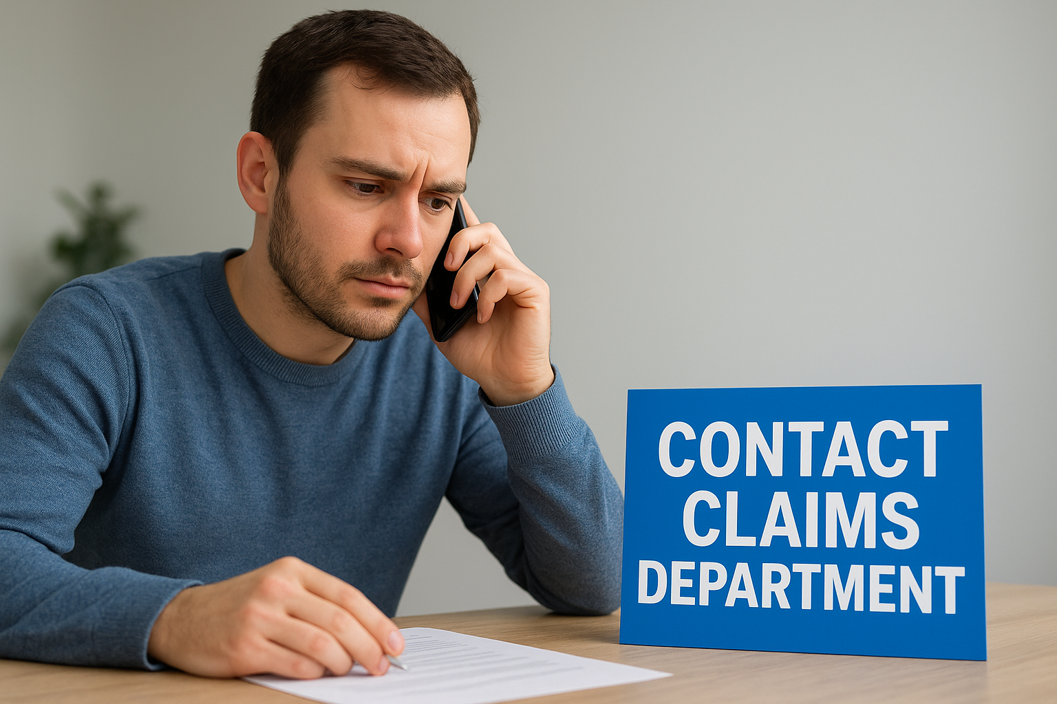 Contact Budget's claims department