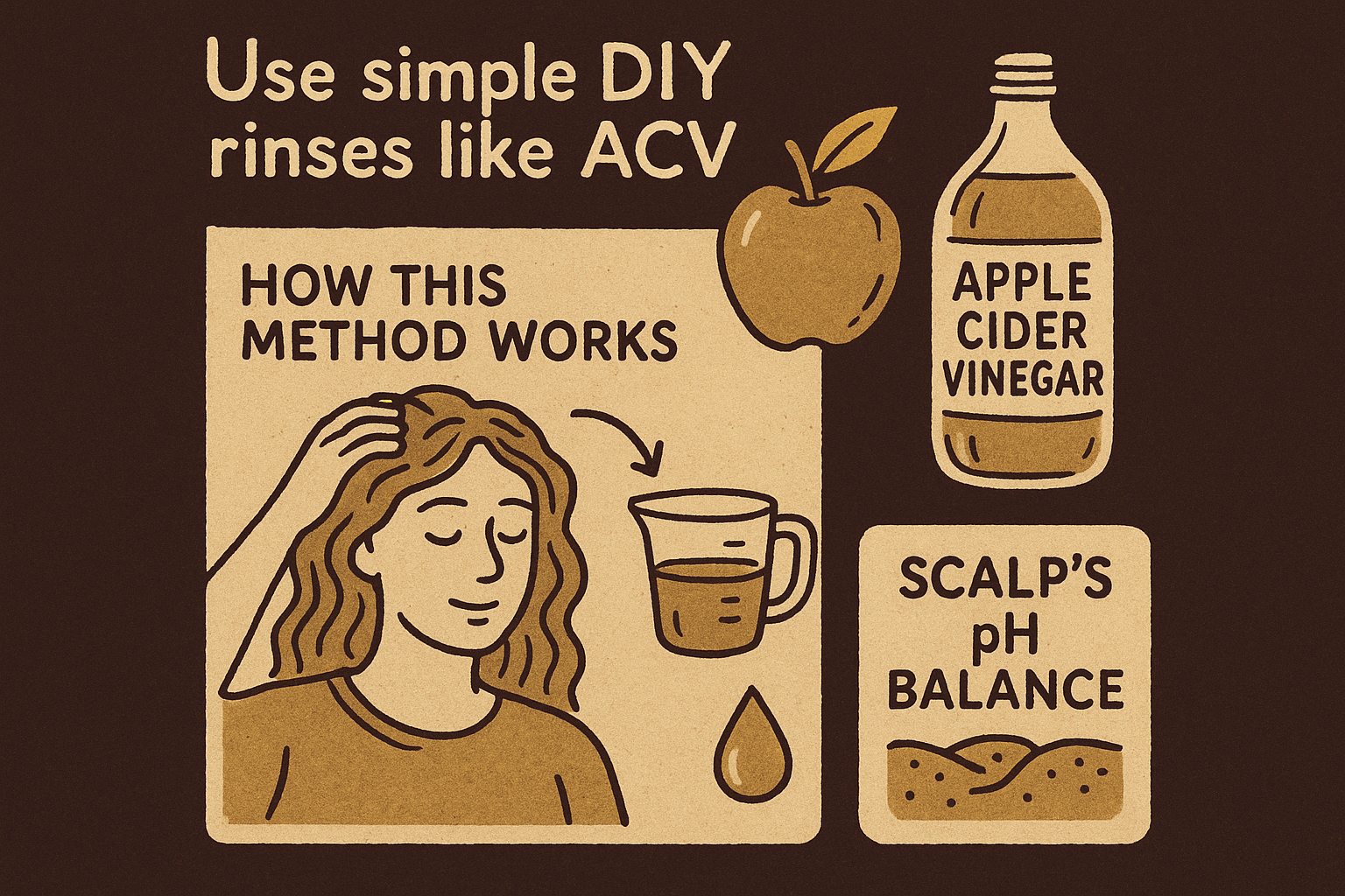 5. Use simple DIY rinses like ACV