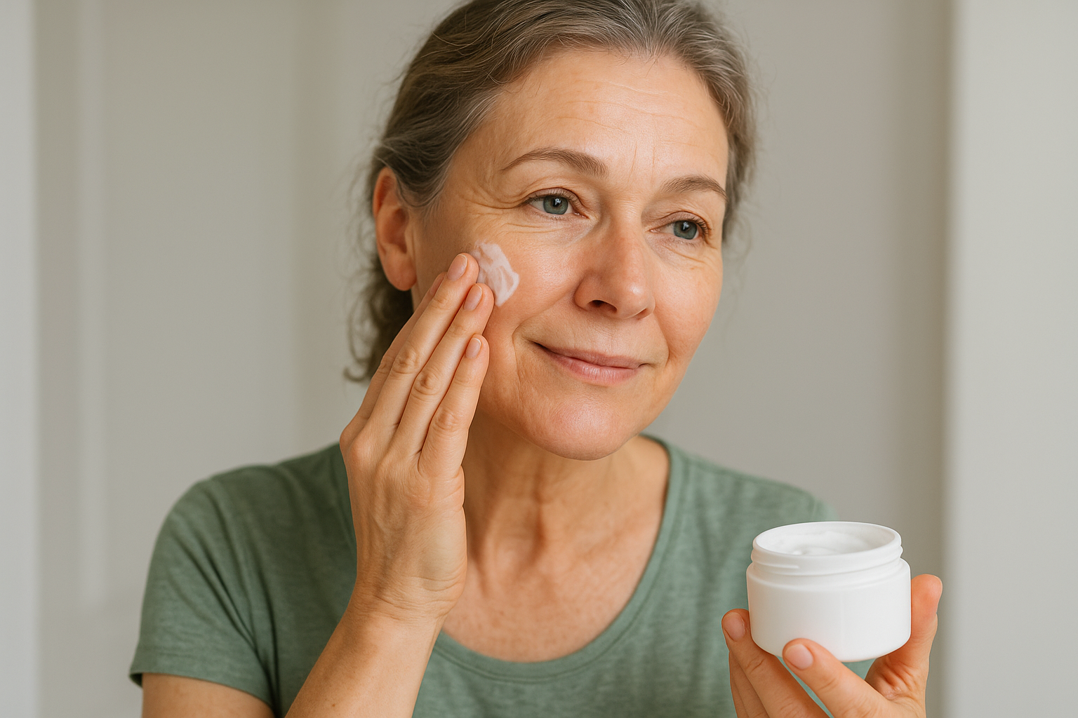 What changes in aging skin