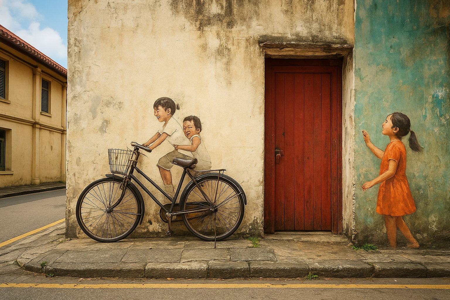 Heritage sights and street art route