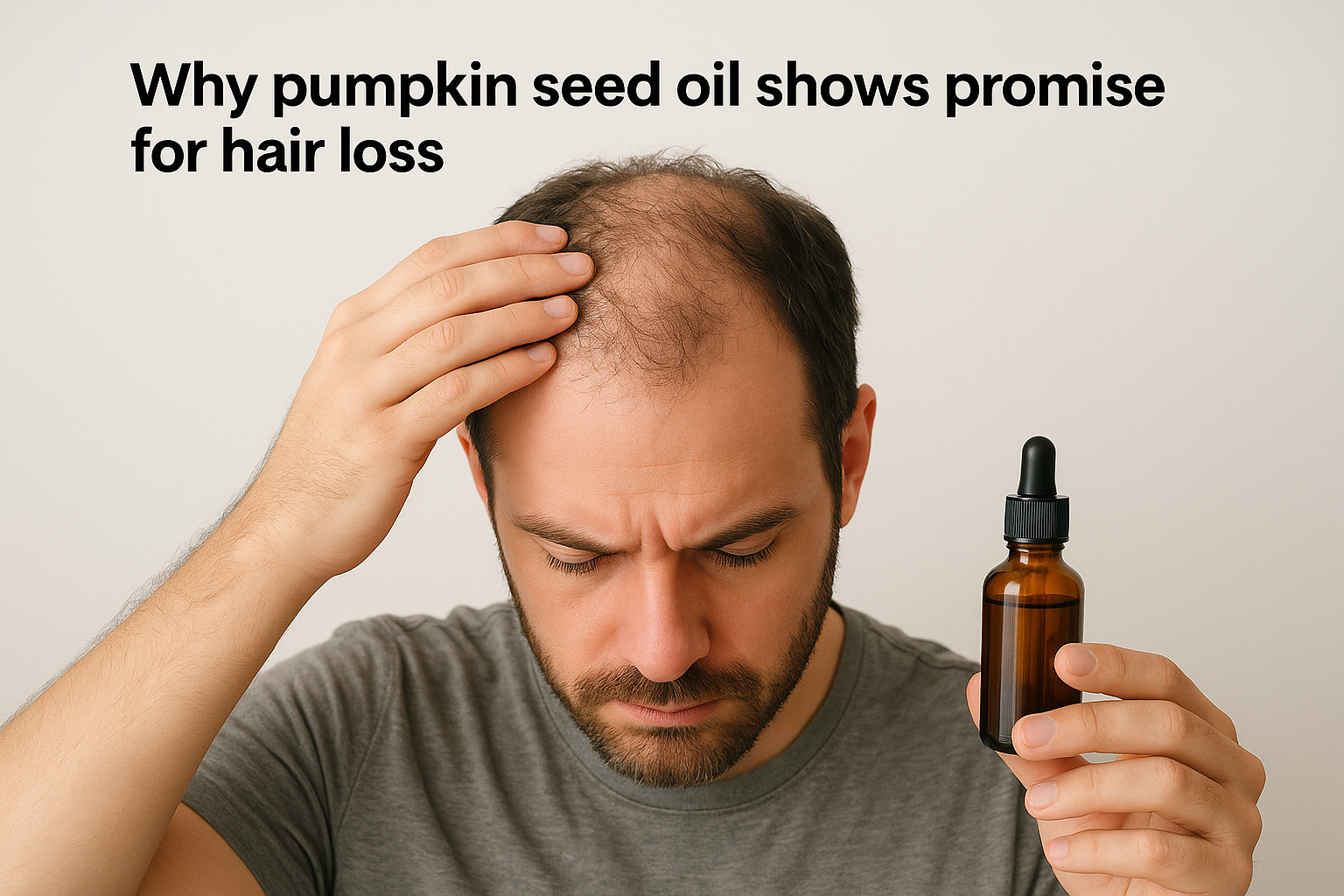Why pumpkin seed oil shows promise for hair loss
