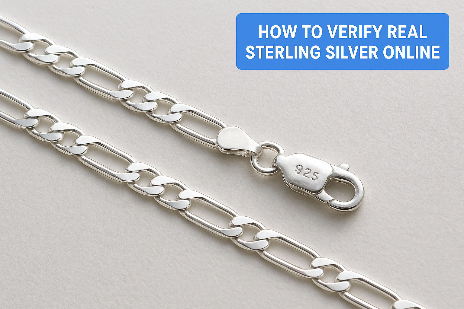 How to verify real sterling silver online