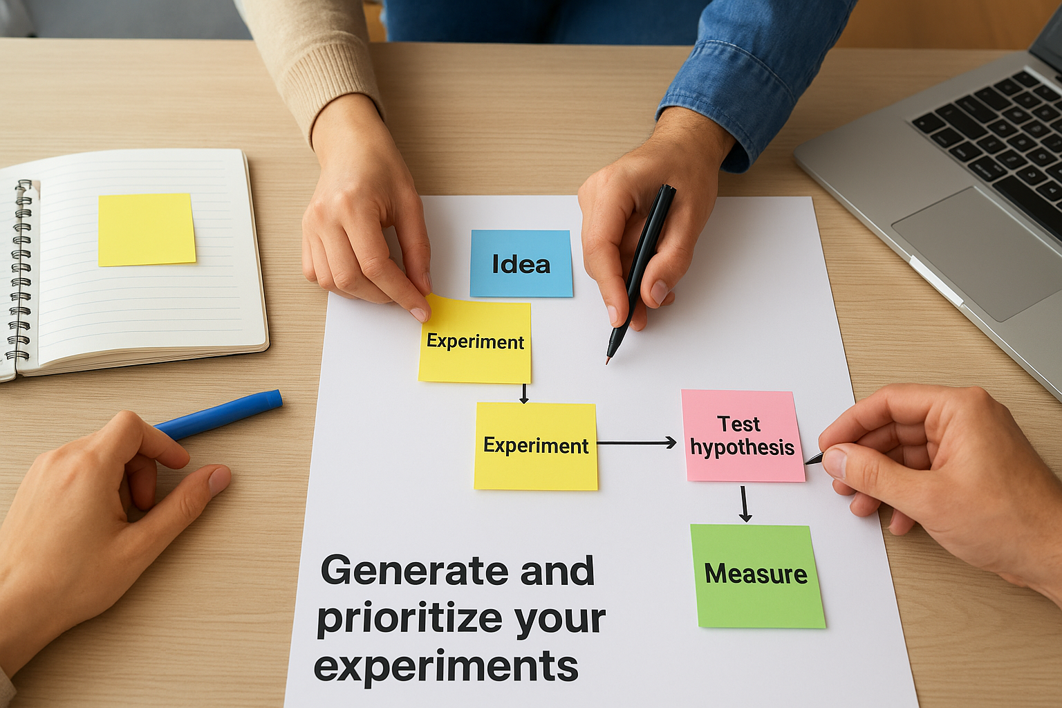 Generate and prioritize your experiments