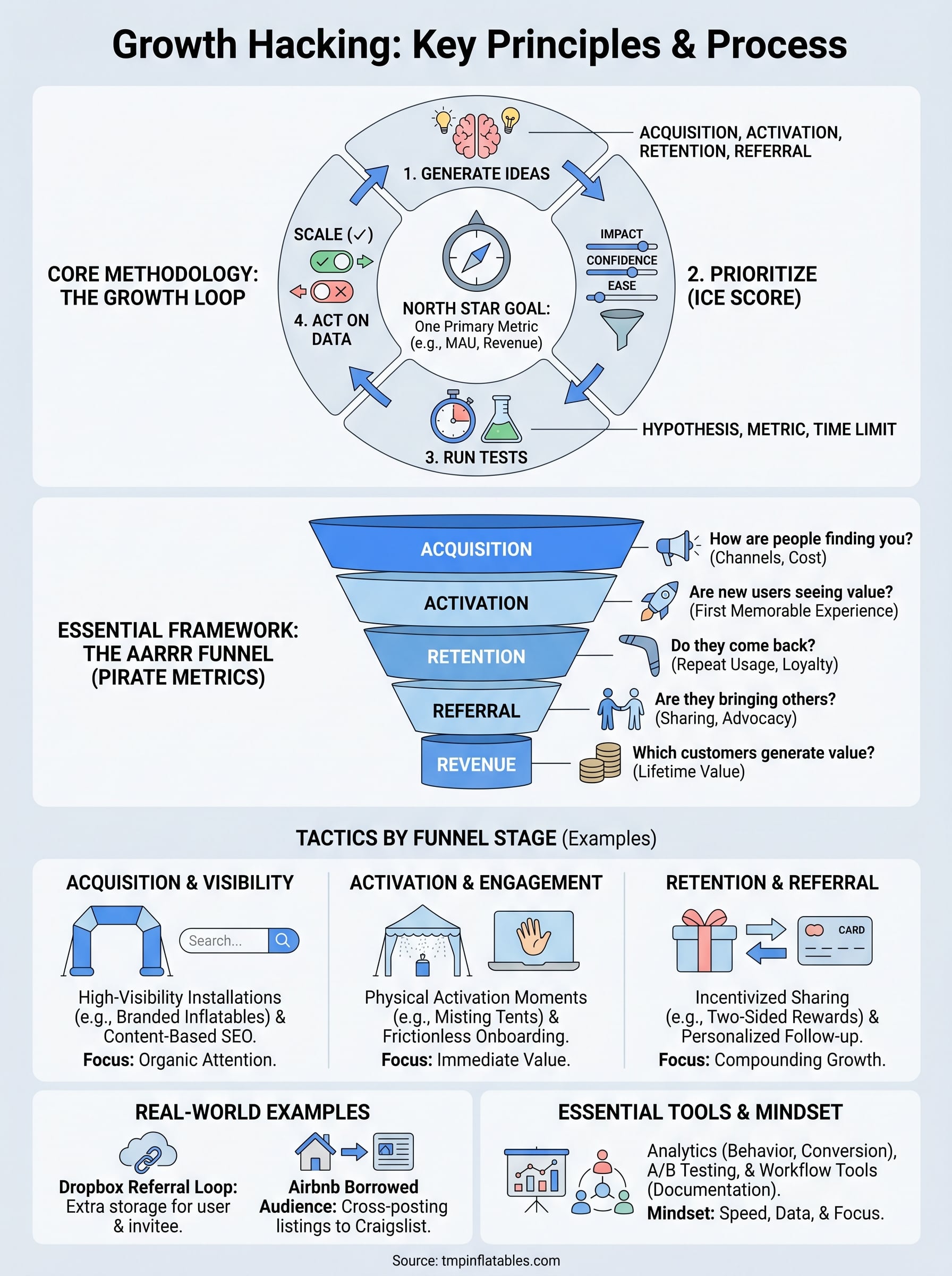 growth hacking infographic
