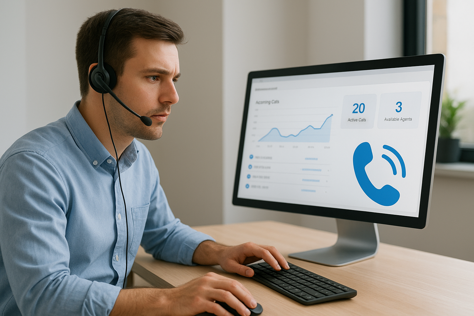 How the algorithm manages call pacing