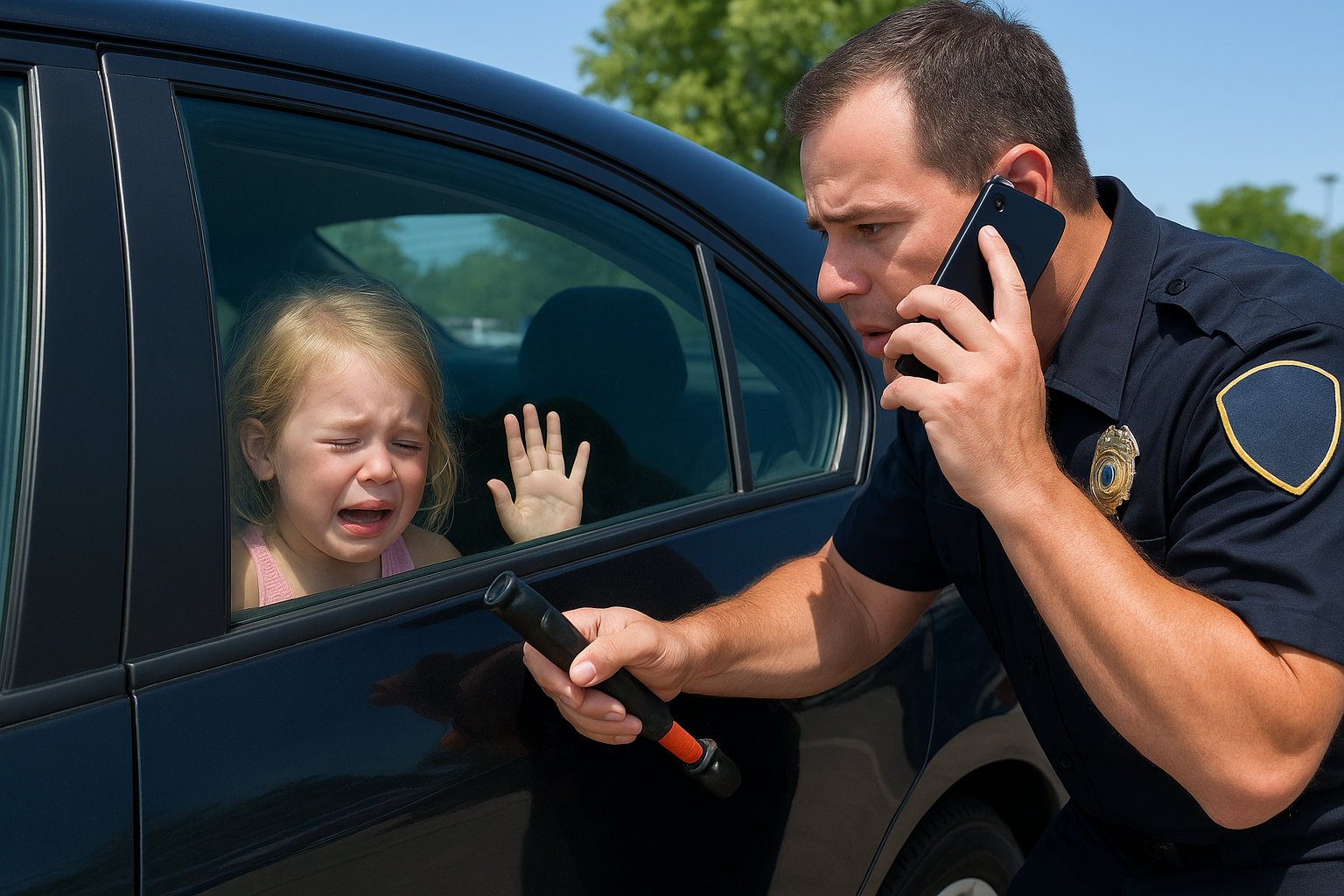 6. Emergency help for a child or pet locked in a car