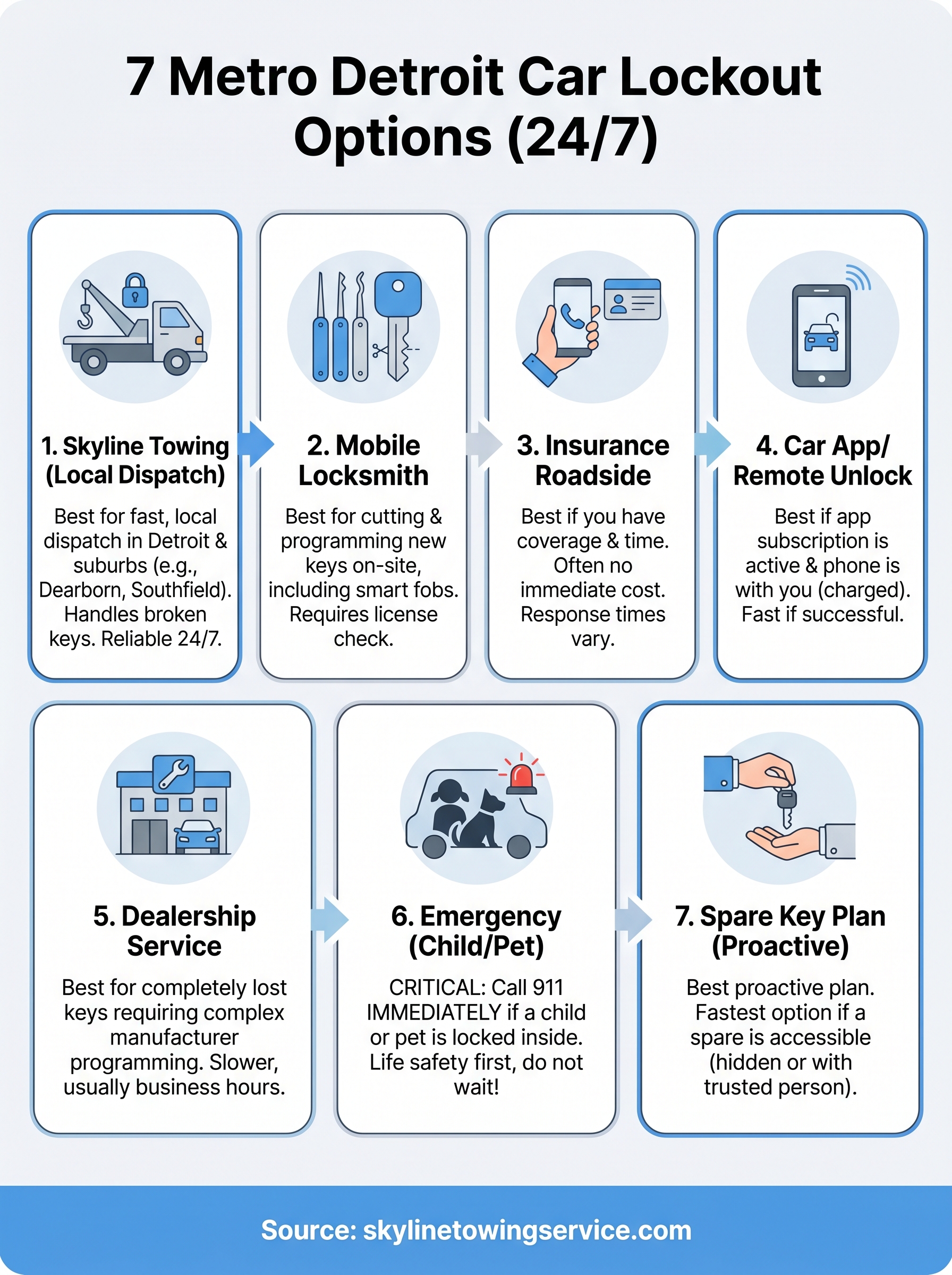 24 hour car lockout service near me infographic