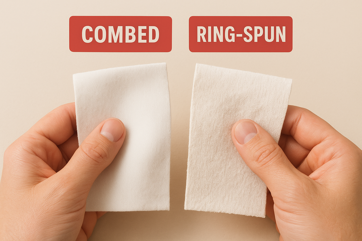 Combed and ring-spun explained