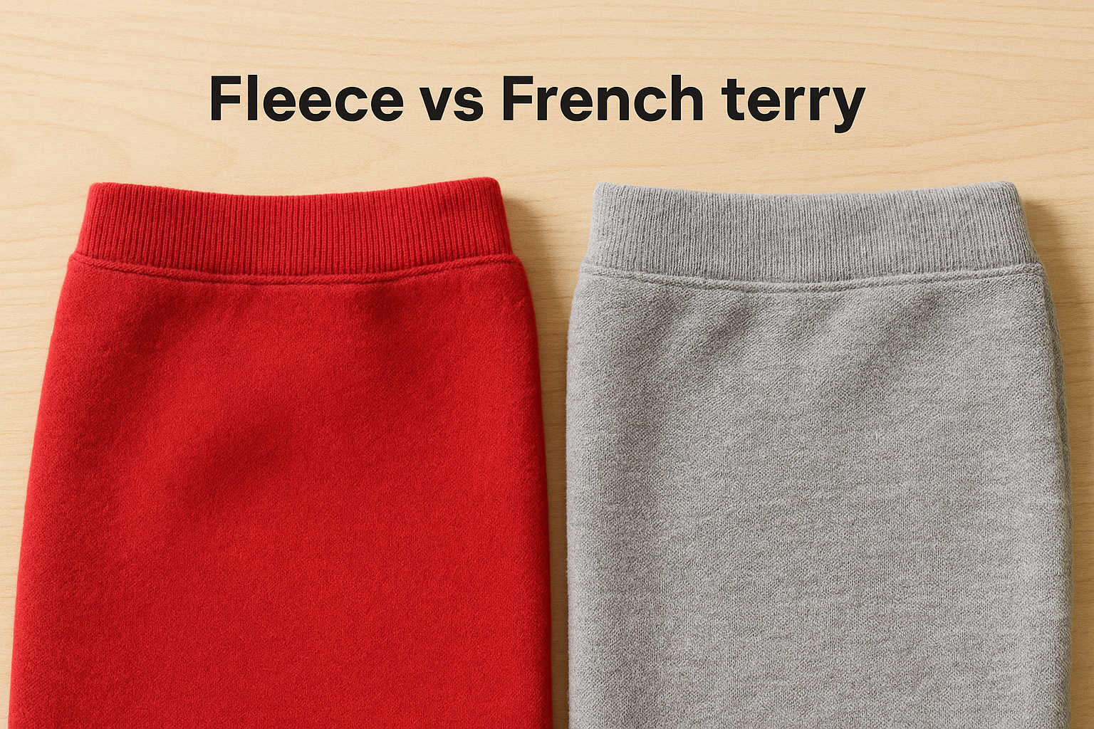Fleece vs French terry
