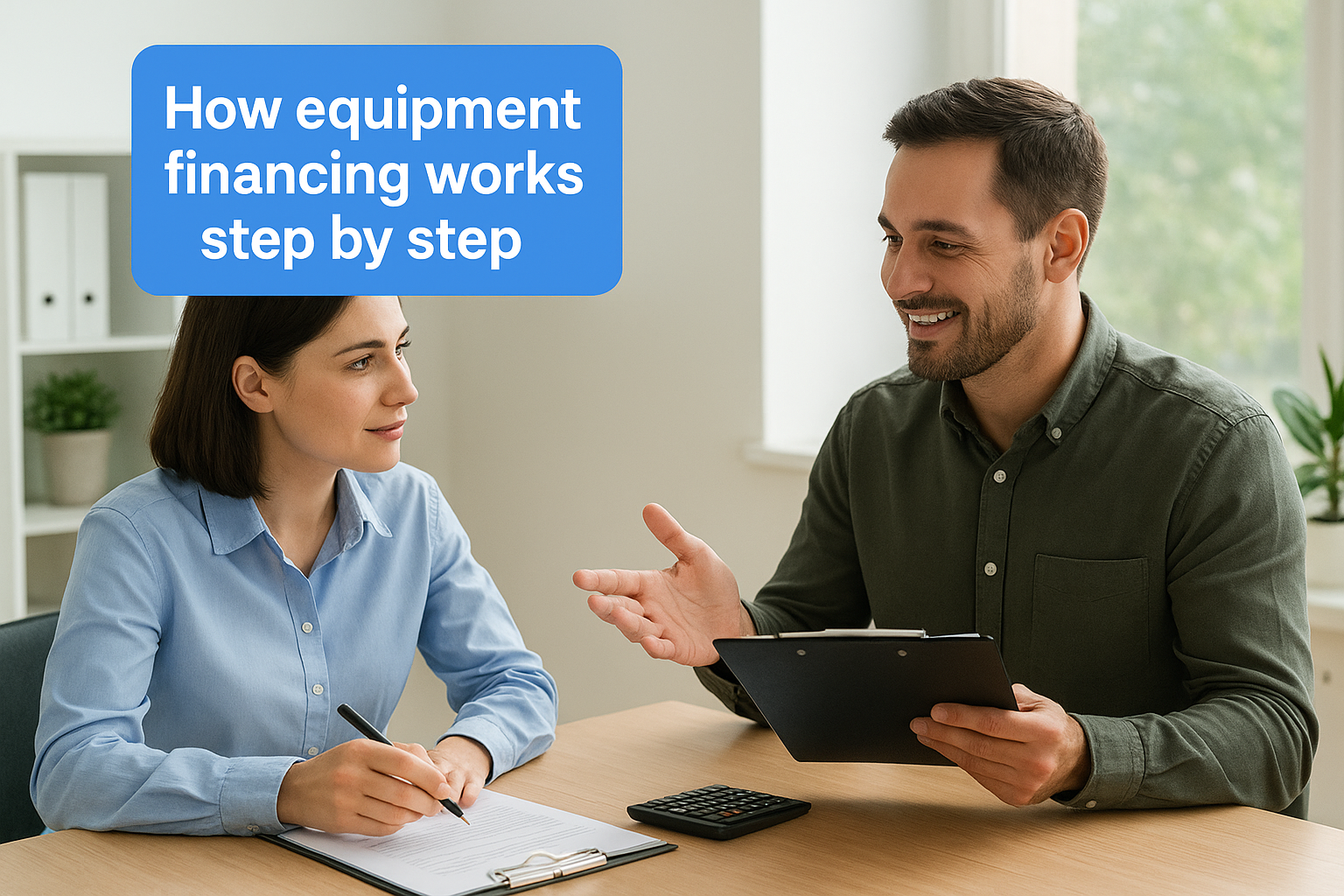 How equipment financing works step by step
