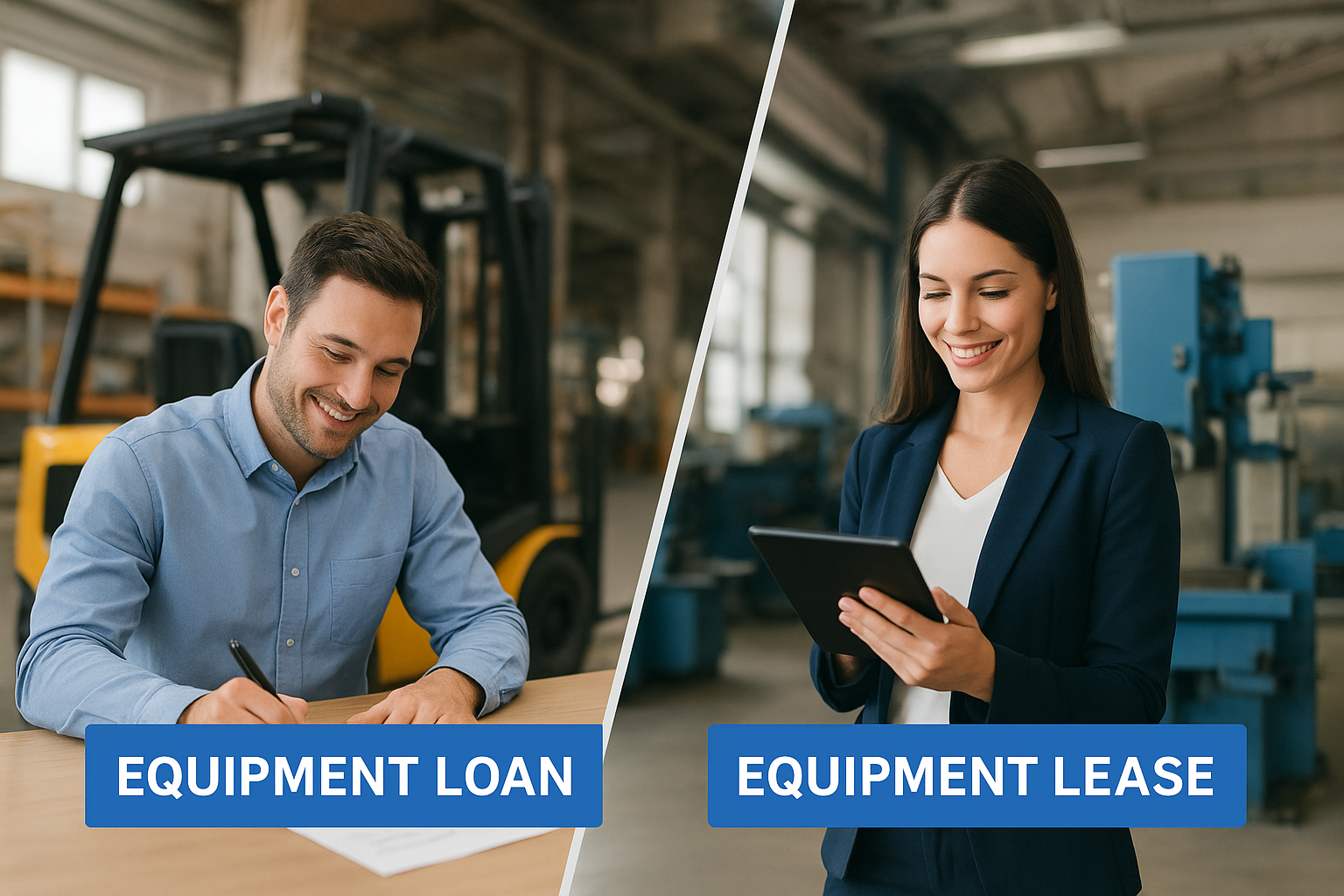 Equipment loan vs equipment lease