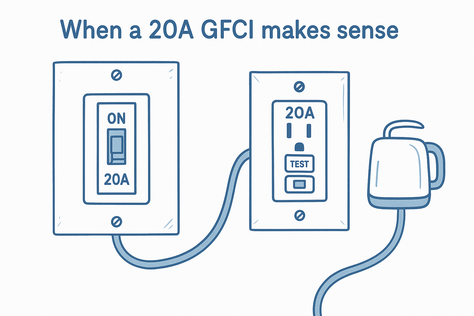 When a 20A GFCI makes sense
