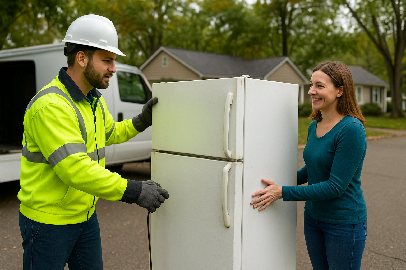 Utility company and retailer pickup programs